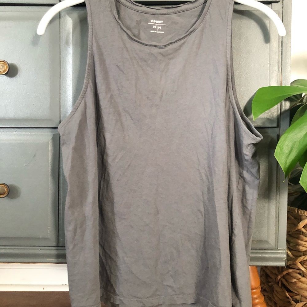 Loose Fit High Neck Tank